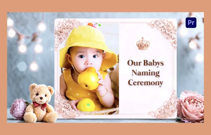 Baby Naming Ceremony Invitation Card Stunning 3D Slideshow